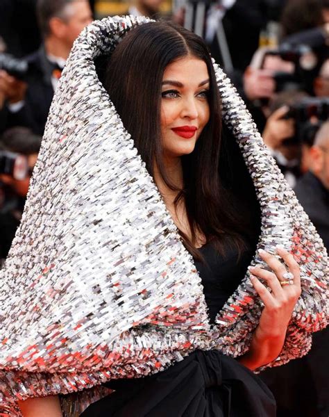 Aishwarya Rai Bachchan walks the Cannes red carpet in a .